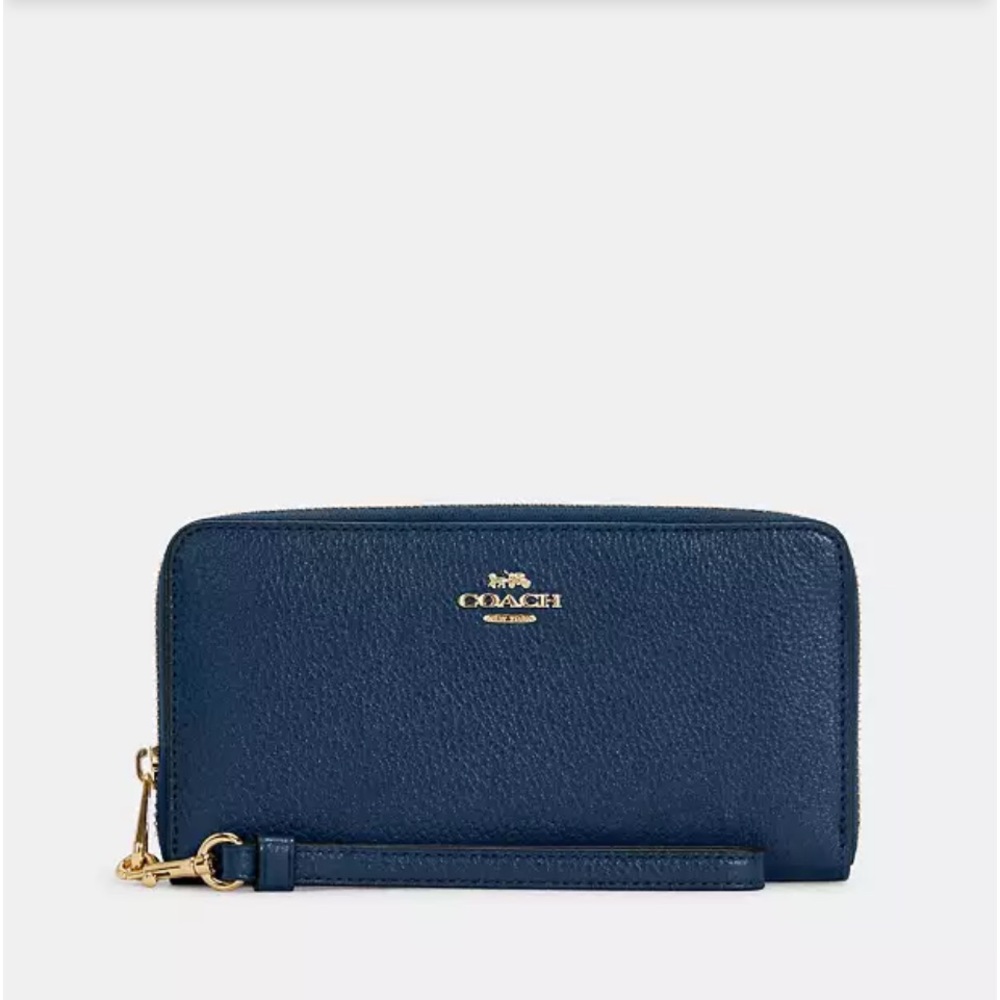Coach Long Zip Around Wallet